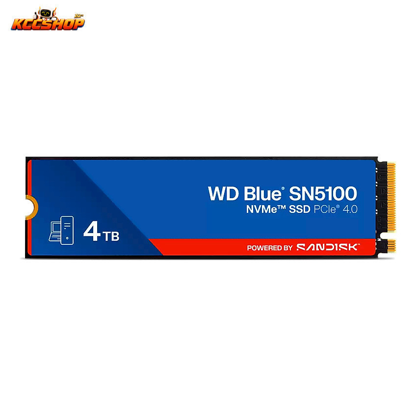 Ổ cứng SSD SANDISK WD 4TB SN5100 NVME BLUE (WDS400T5B0E-00CPE0)