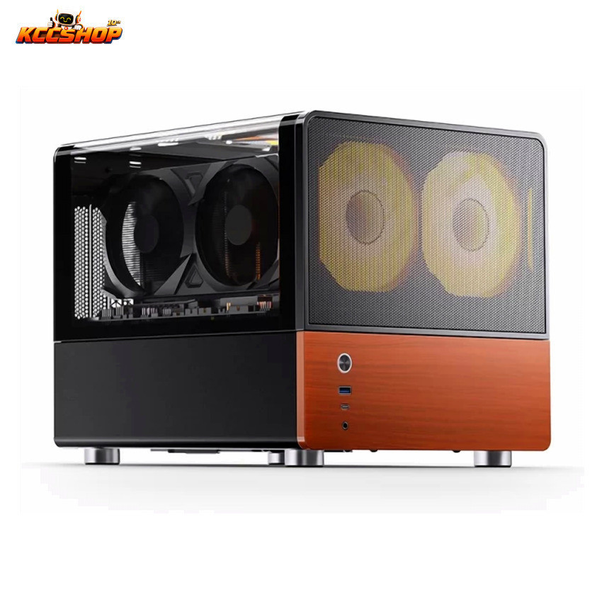 Vỏ Case Jonsbo V12 Black (M-ATX, ITX)