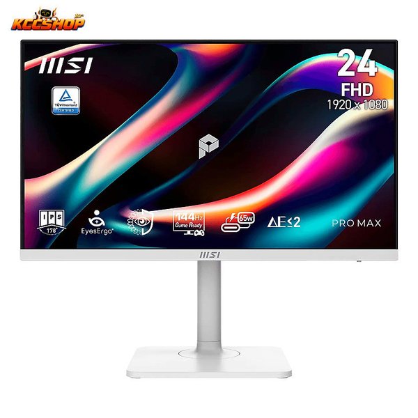 Màn hình máy tính MSI PRO MAX 241PHW E14 (24in / FHD / IPS / 144Hz / 1ms)