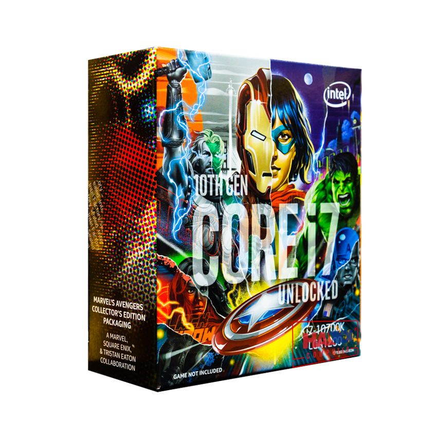 CPU Intel Core i7-10700K Avengers Edition (3.8GHz turbo up to 5.1GHz, 8 nhân 16 luồng, 16MB Cache, 125W) - Socket Intel LGA 1200