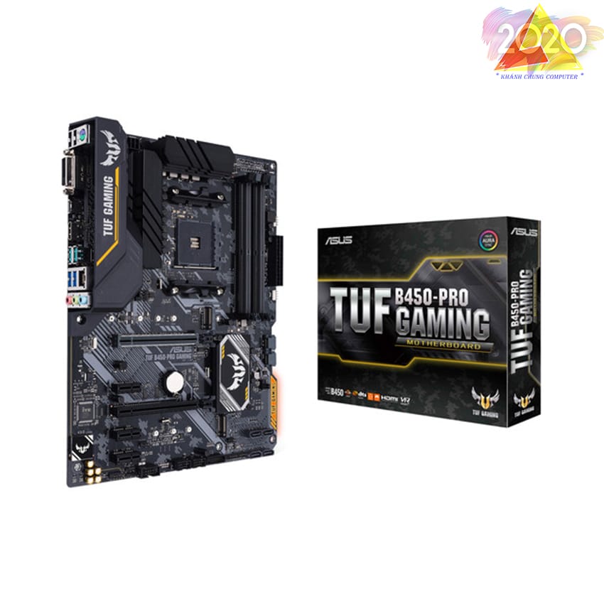 Mainboard ASUS TUF B450-PRO GAMING (AMD B450, Socket AM4, ATX, 4 khe RAM DDR4)