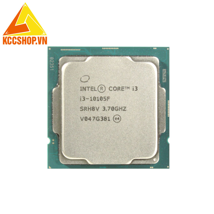 CPU Intel Core i3-10105F Tray (3.7GHz turbo up to 4.4Ghz, 4 nhân 8 luồng, 6MB Cache, 65W) - Socket Intel LGA 1200
