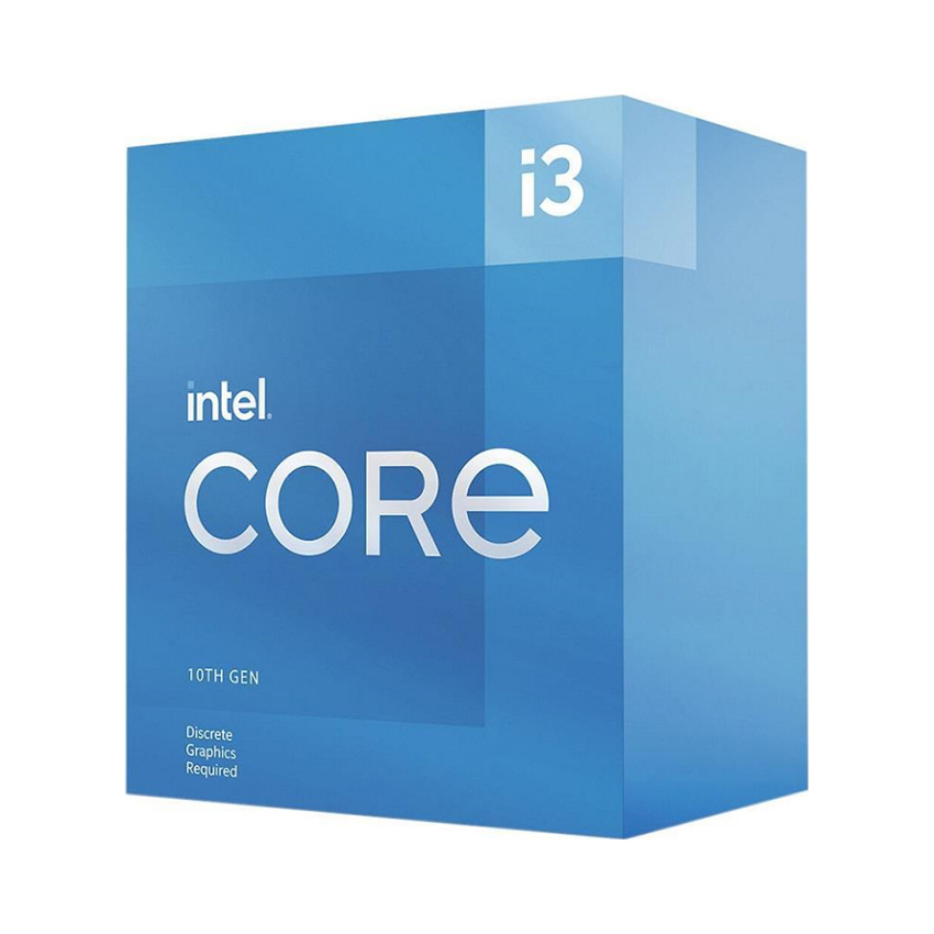 CPU Intel Core i3-10105F Hàng Chính Hãng (3.7GHz turbo up to 4.4Ghz, 4 nhân 8 luồng, 6MB Cache, 65W) - Socket Intel LGA 1200