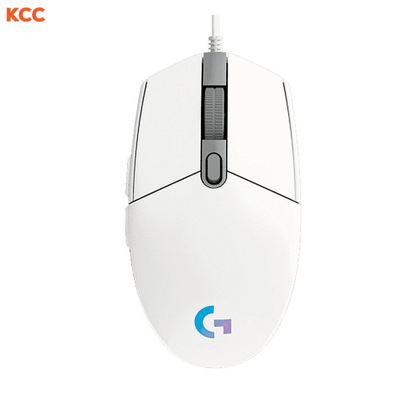 Chuột chơi game Logitech có dây G102 Gen2 White (USB/RGB/Trắng)