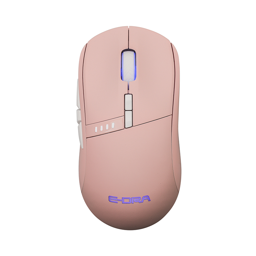 Chuột Không dây E-Dra EM620W Hồng (USB/RGB/Avago3325/Huano sw)