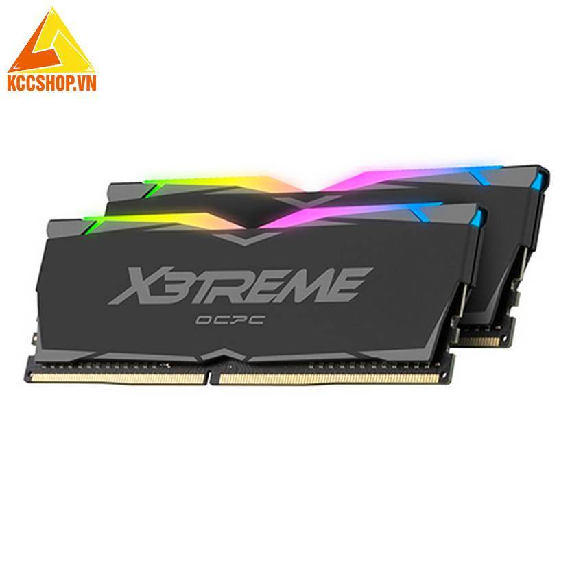Ram OCPC X3 RGB DDR4 3200MHz 32GB (2x16GB) C16 Black (MMX3A2K32GD432C16)