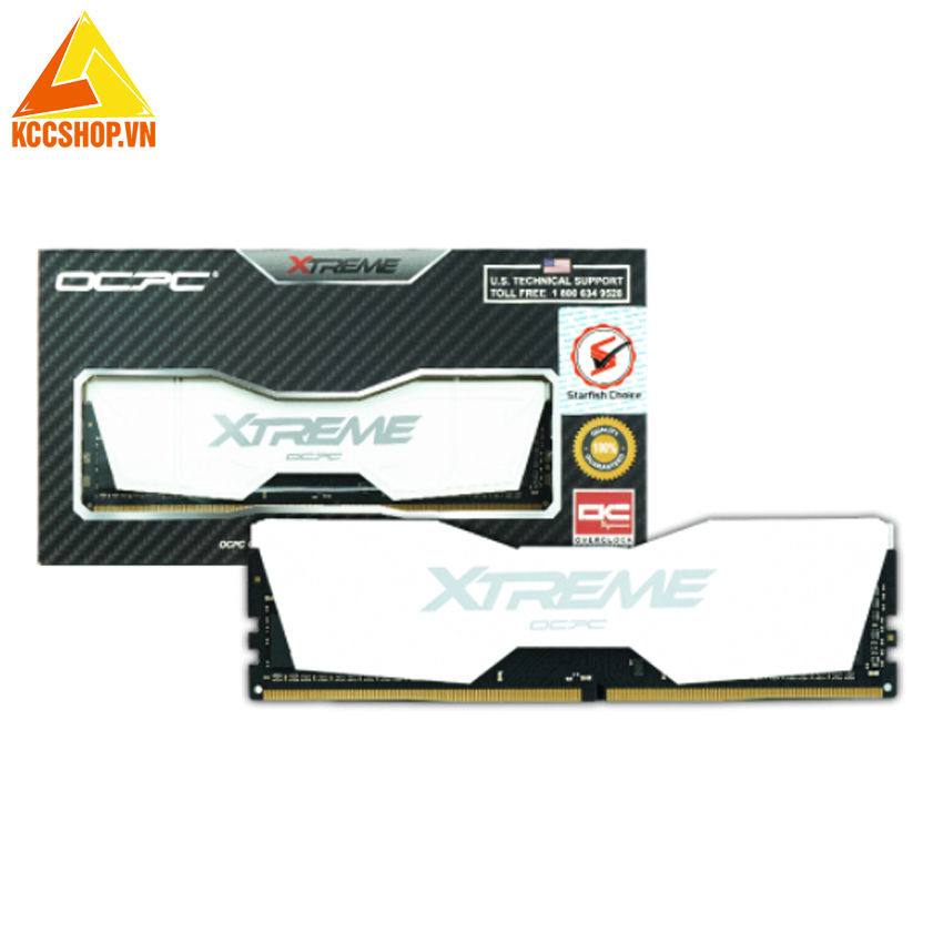 Ram DDR4 Xtreme 3200 C16 16GB(8Gx2) White MMX2K16GD432C16W OCPC