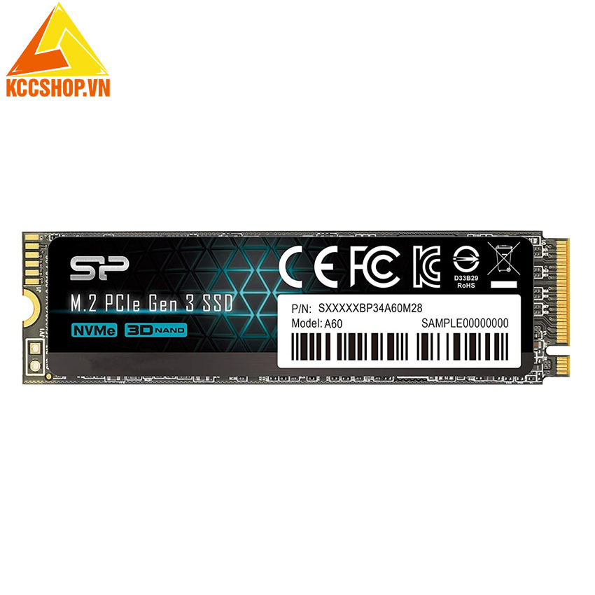 SSD Silicon Power A60 256GB SP256GBP34A60M28 ( 2200MB/s - 1600MB/s )