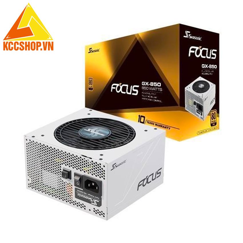 Nguồn máy tính Seasonic FOCUS GOLD GX-850SSR White (SSR-850FX) - 80 PLUS Gold