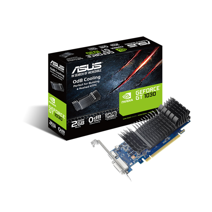 Card màn hình Asus GT1030-SL-2G-BRK (2GB GDDR5, 64-bit, DVI+HDMI