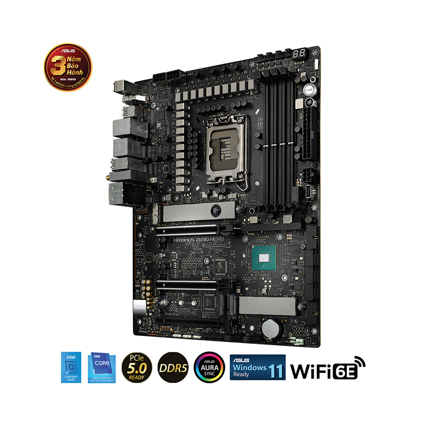 Mainboad Asus ROG MAXIMUS Z690 HERO (Intel Z690, Socket 1700, ATX, 4 khe RAM DDR5)