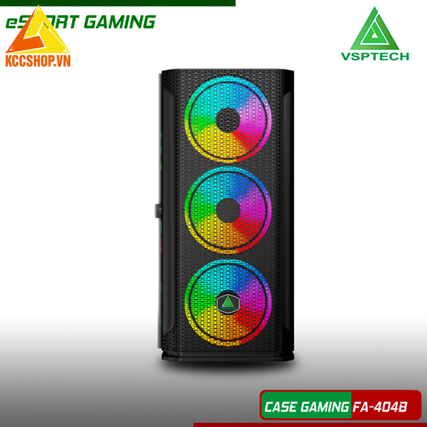 Case VSPTECH Gaming FA-404B (Tặng 3 Fan RGB)
