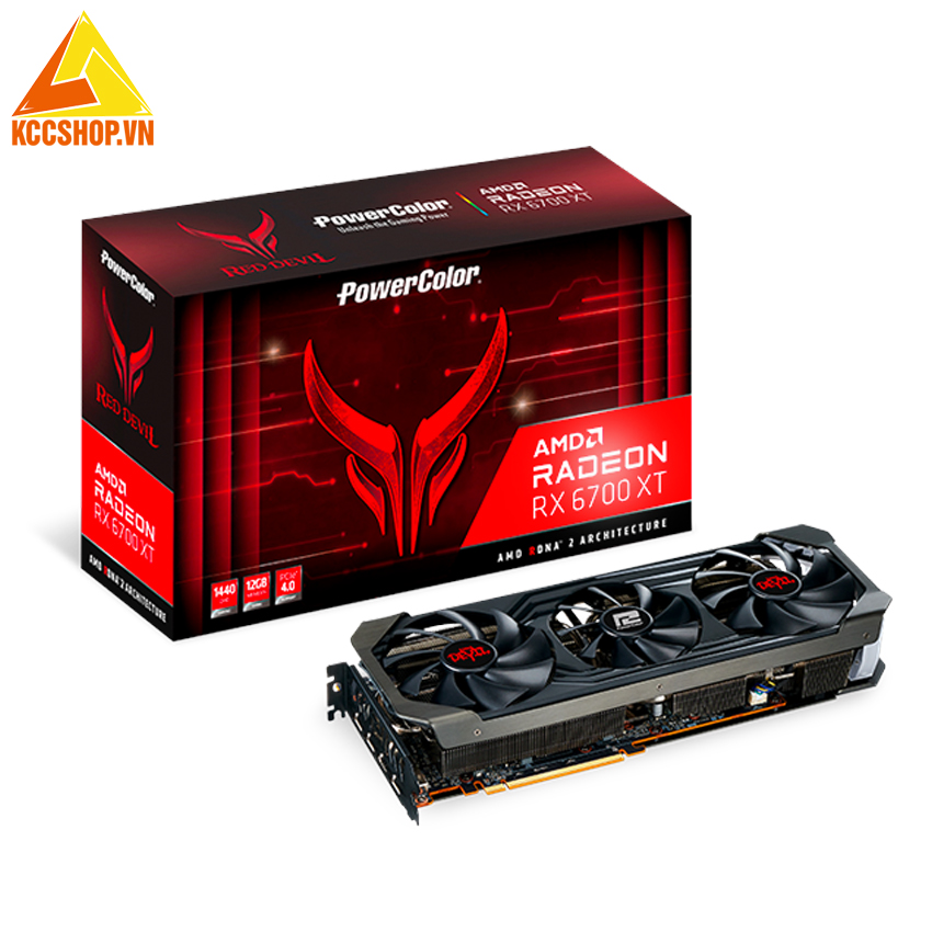 VGA PowerColor Red Devil Radeon RX 6700 XT 12GB GDDR6 (AXRX 6700XT 12GBD6-3DHE/OC)