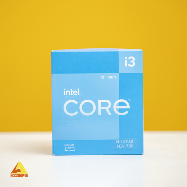 CPU Intel Core i3 12100F Chính Hãng ( 4.30GHz, 4 Cores 8 ThreadsSocket Intel LGA 1700 )