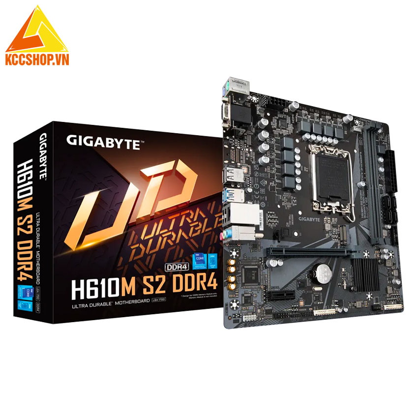 Mainboard Gigabyte H610M S2 (Intel H610, Socket 1700, m-ATX, 2 khe RAM DDR4)