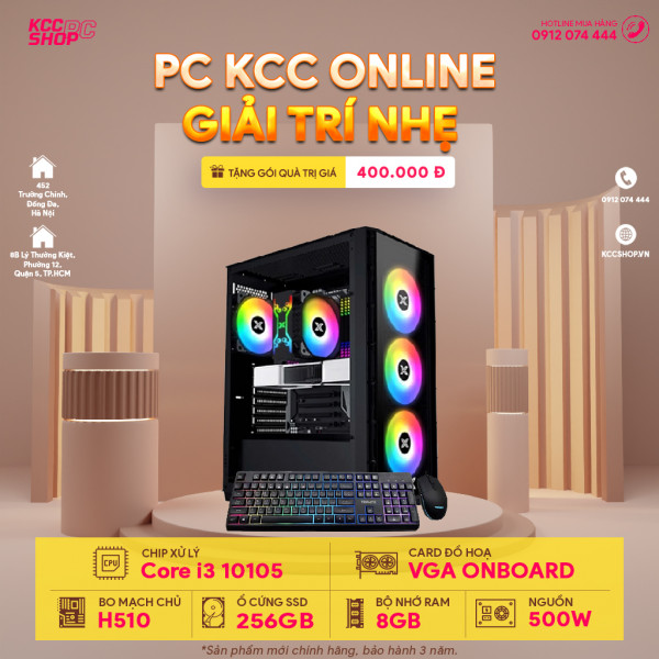 PC KCC Online C04 (I3-10105/H510/8GB RAM/256GB SSD)
