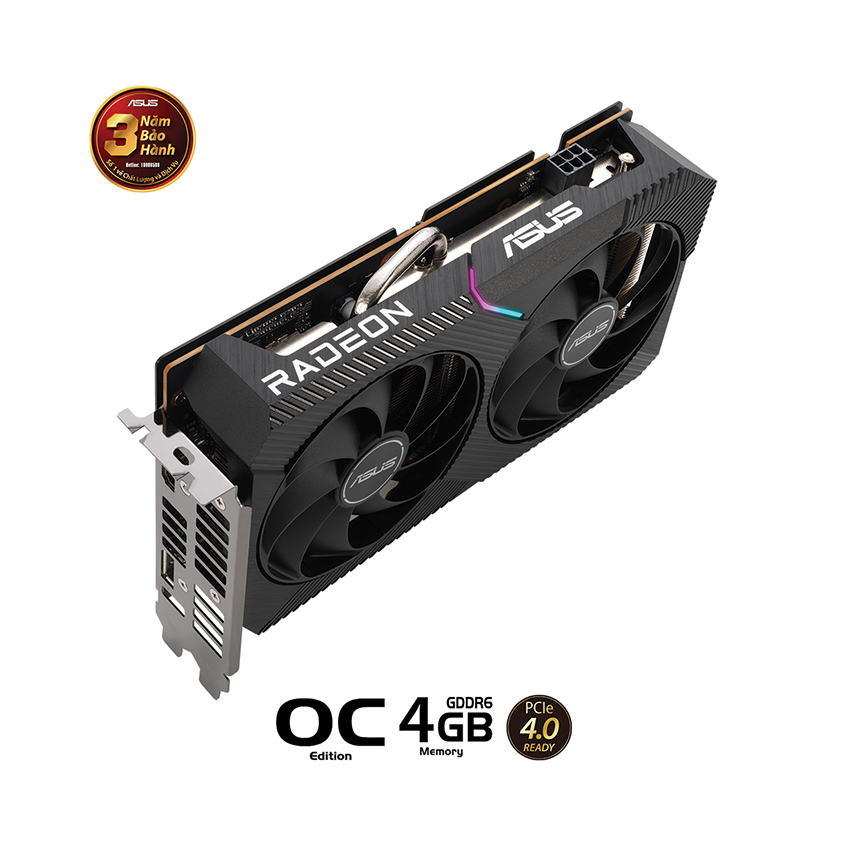 Card màn hình Asus DUAL-RX 6500 XT-O4G