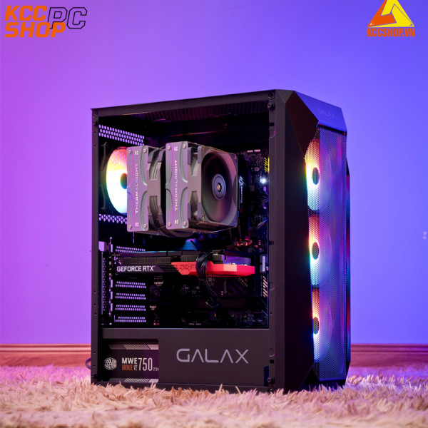 Case Galax Gaming Revolution-05 Black ( REV-05 Kèm 4 Fan RGB ) 