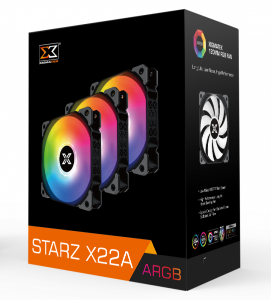 XIGMATEK STARZ - X22A ARGB (EN48458) - PACK x3, CONTROLLER