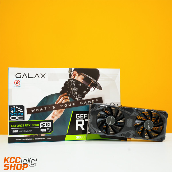 VGA Galax RTX 3060 12G GDDR6 (1-Click OC) (GeForce RTX™ 3060 (1-Click OC))