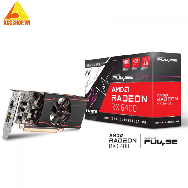 VGA SAPPHIRE PULSE Radeon RX 6400 GAMING 4GB GDDR6