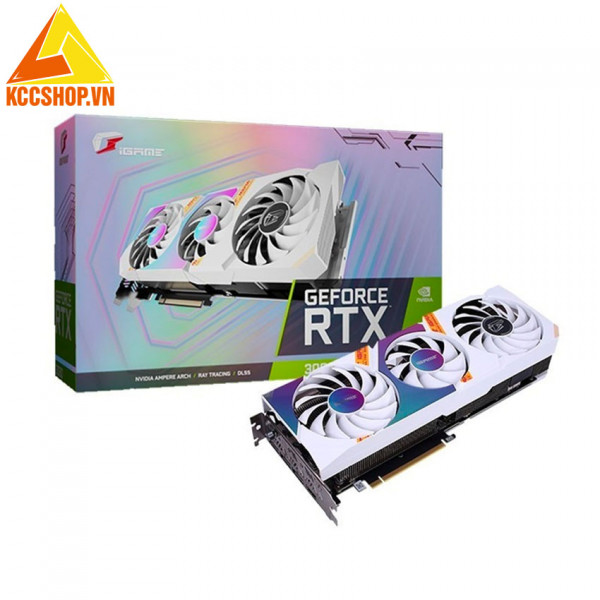 VGA Colorful iGame GeForce RTX 3060 TI 8GB Ultra White OC LHR-V