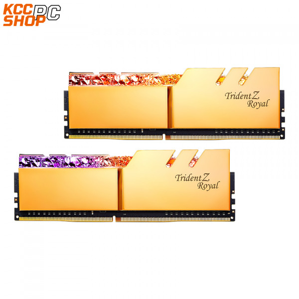 Ram Desktop Gskill Trident Z Royal (F4-4000C18D-32GTRG) 32GB (2x16GB) DDR4 4000Mhz