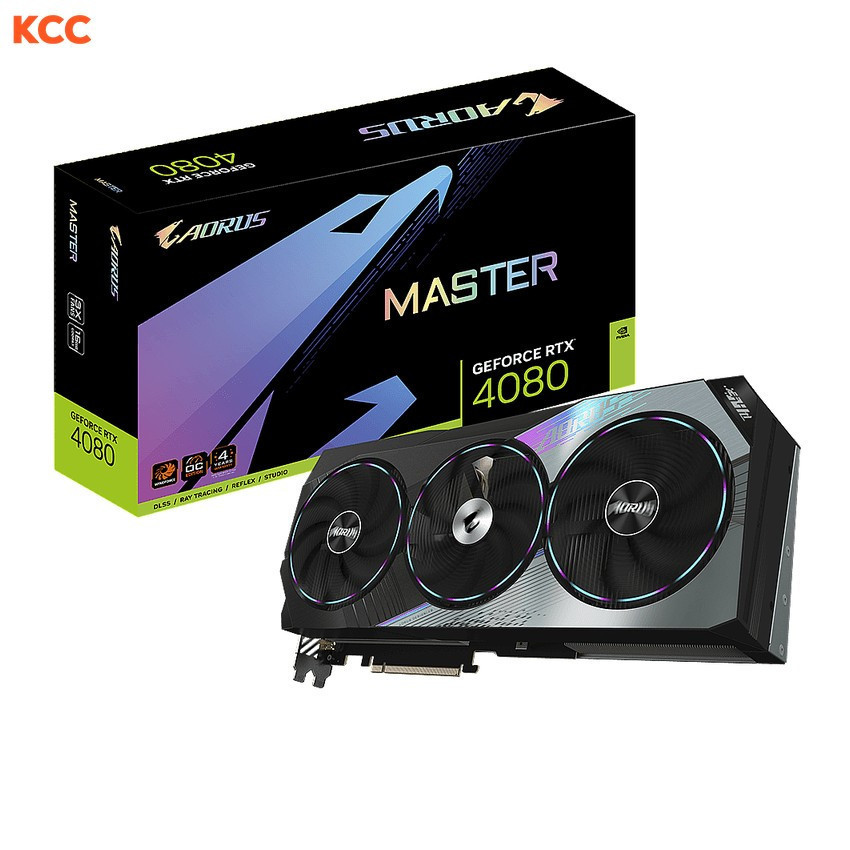VGA Gigabyte AORUS GeForce RTX 4080 16GB MASTER (GV-N4080AORUS M-16GD)
