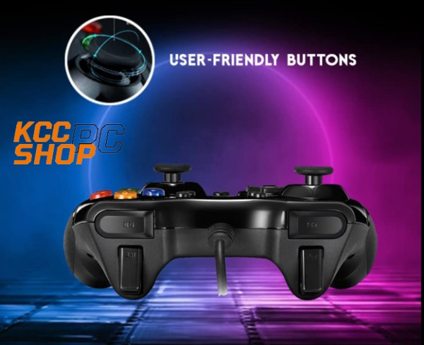 Tay cầm Game pad Rapoo V600 E-sports Vibration (Black)