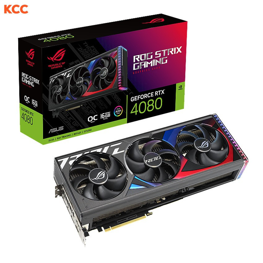 VGA ASUS ROG Strix GeForce RTX 4080 16GB GDDR6X OC Edition