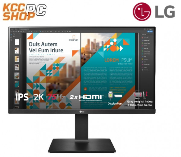 Màn hình máy tính LG 24QP550 QHD 23.8'' 75Hz IPS AMD FreeSync™