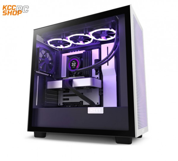 Vỏ case NZXT H7 Flow (Mid Tower / Màu Đen Trắng)