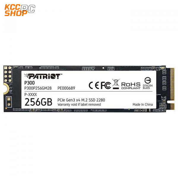 Ổ cứng SSD PATRIOT 256G P300 M.2 2280 NVMe Gen 3x4 - P300P256GM28