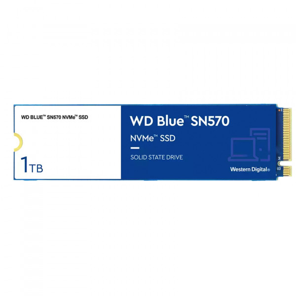 SSD Western Digital Blue SN570 PCIe Gen3 x4 NVMe M.2 1TB WD100T3B0C