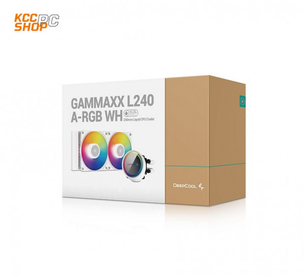 Tản nhiệt Deepcool AIO liquid CPU Cooler GAMMAXX L240 A-RGB WH