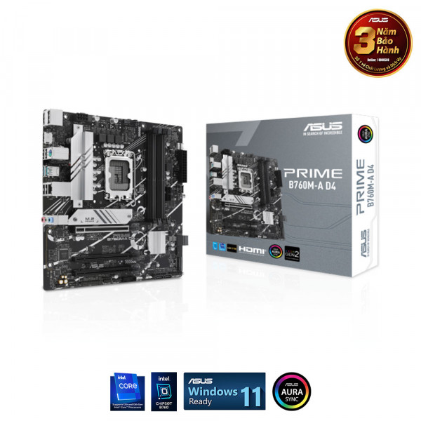 Mainboard ASUS PRIME B760M-A D4 (DDR4)