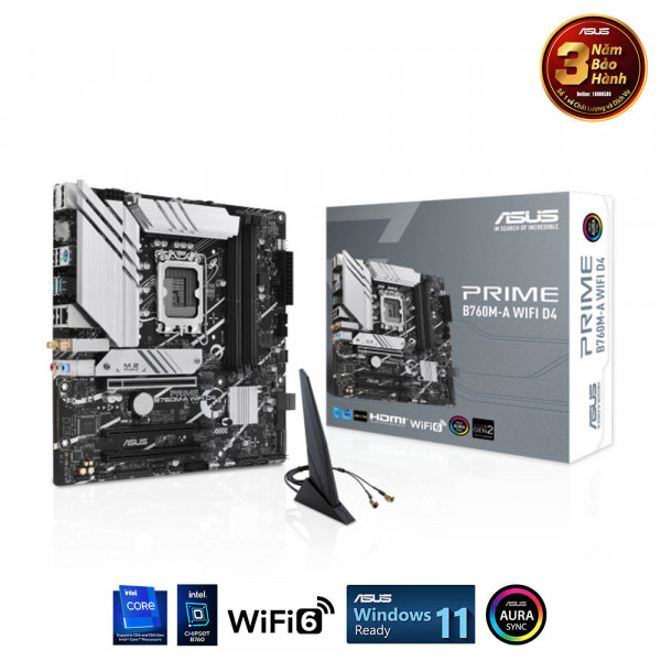 Mainboard ASUS PRIME B760M-A WIFI D4 (DDR4)