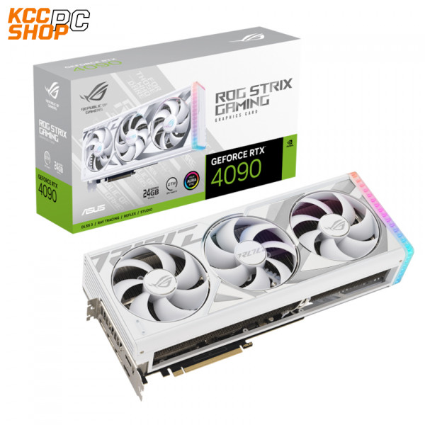 VGA Asus ROG Strix GeForce RTX 4090 24GB GDDR6X White Edition