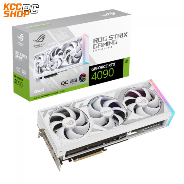 VGA Asus ROG Strix GeForce RTX 4090 24GB GDDR6X White OC Edition