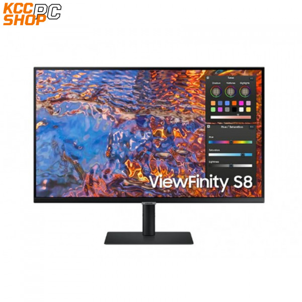 Màn hình Samsung ViewFinity S8 LS32B800PXEXXV (32 inch/UHD/IPS/60Hz/5ms/350 nits/HDMI+DP+USB-C+LAN)