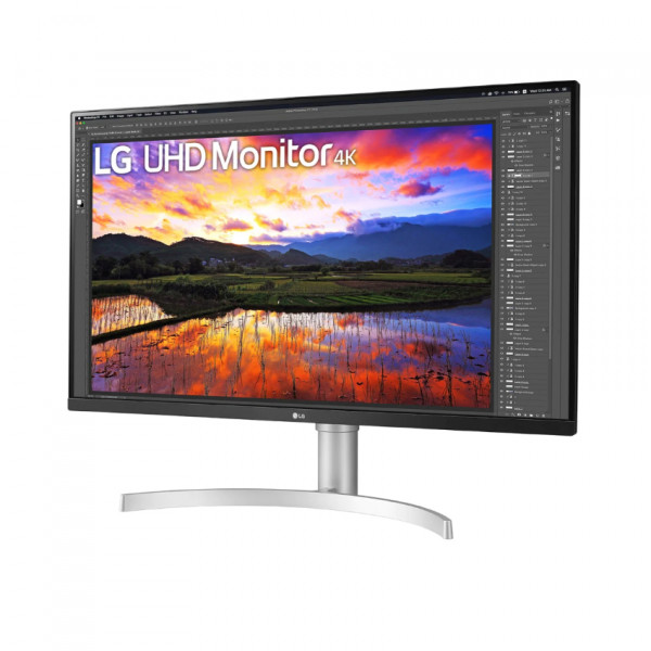Màn hình LG 32UN650-W (31.5 inch/UHD/IPS/5ms/60Hz/350 nits/HDMI+DP+Audio/Freesync/Loa)