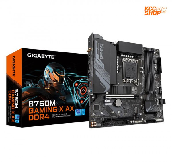 Mainboard GIGABYTE B760M GAMING X AX DDR4 (Intel B760 / LGA 1700  / 128GB DDR4 / Micro ATX)