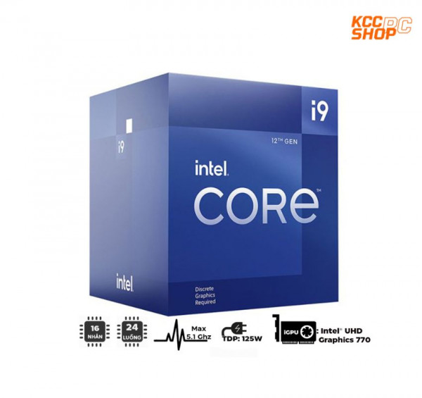 CPU Intel Core i9-12900 (2.4GHz turbo up to 5.1Ghz, 16 nhân 24 luồng, 30MB Cache, 65W)