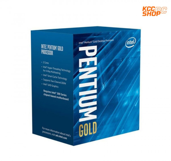CPU Intel Pentium Gold G6400 (4.0GHz, 2 nhân 4 luồng, 4MB Cache, 58W)