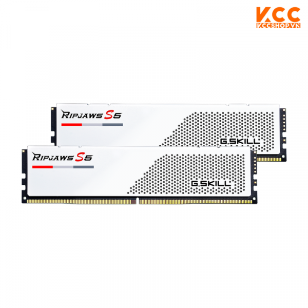 Ram G.Skill Ripjaws S5 Silver 32GB (2x16GB) DDR5 5600MHz (F5-5600J4040C16GX2-RS5W)