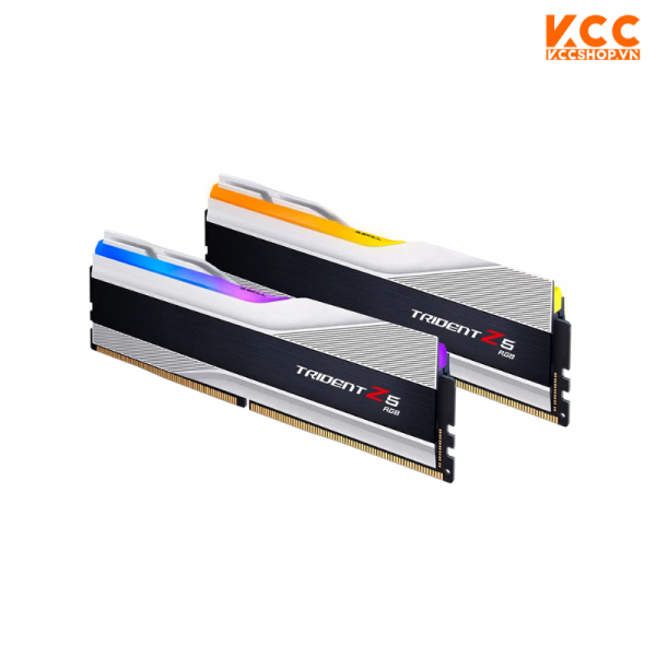 Ram G.Skill Trident Z5 Silver RGB 32GB (2x16GB) DDR5 6400MHz (F5-6400J3239G16GX2-TZ5RS)