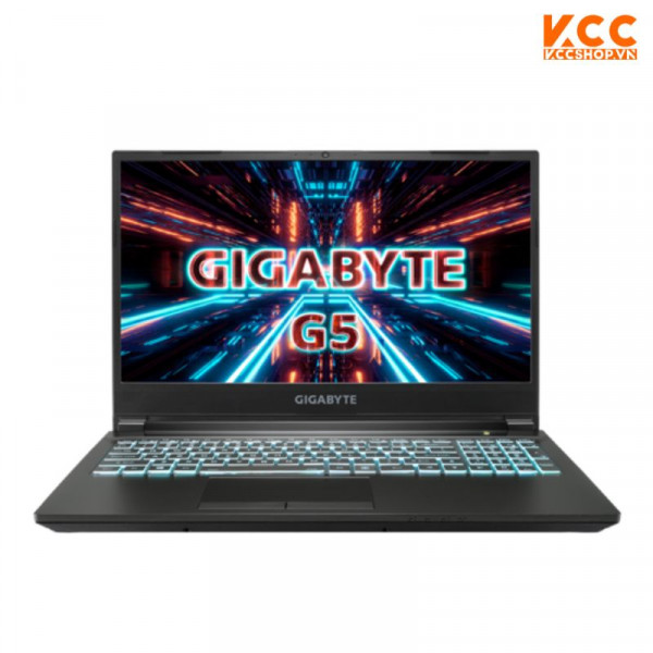 Laptop Gaming Gigabyte G5 VE (G5 GE-51VN263SH) (i5-12500H, 8GB, 512GB SSD, 15.6" FHD IPS 144Hz, RTX 3050 4GB, Win 11 Home, Black, 2Yrs)