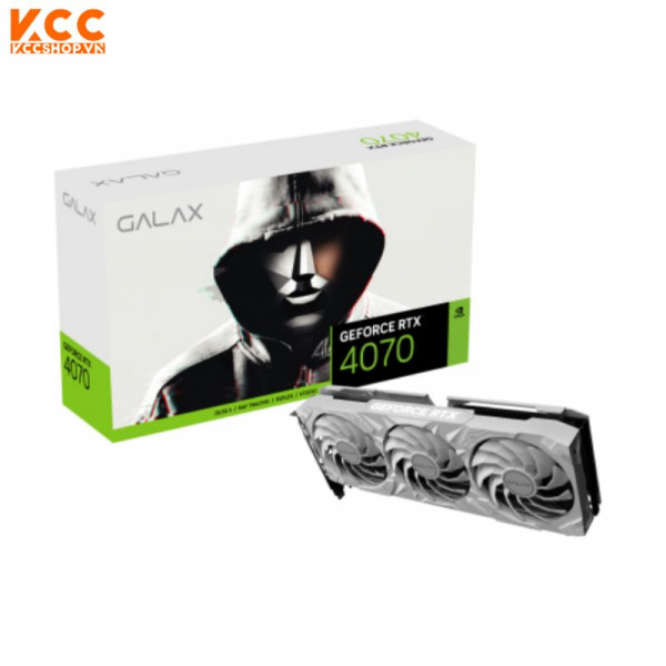 VGA GALAX RTX 4070 1-Click OC White 3X 12GB