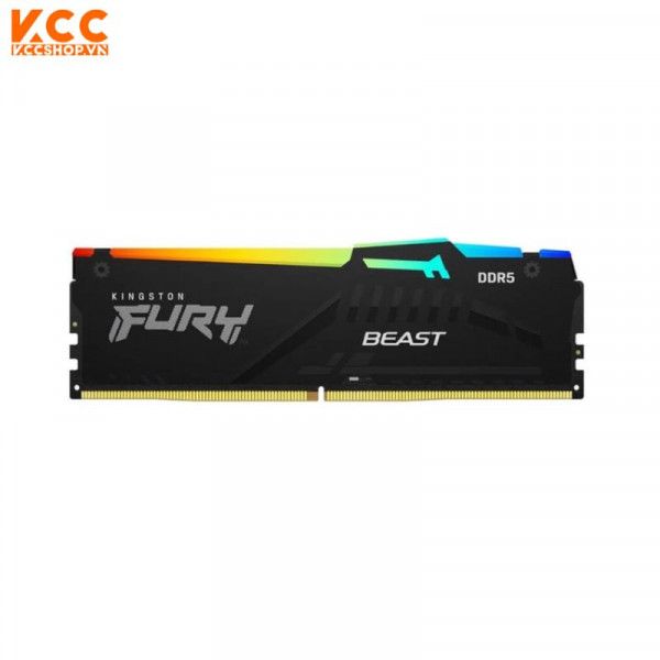 Ram Desktop Kingston Fury Beast RGB EXPO (KF552C36BBEA-8) 8GB (1x8GB) - DDR5 5200MHz