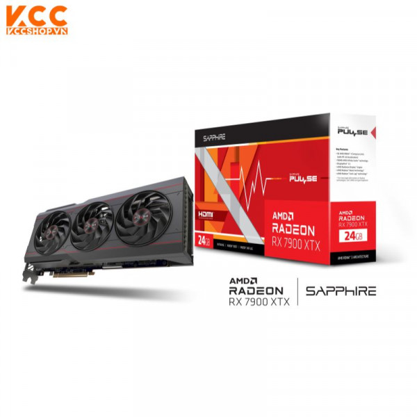 VGA Sapphire PULSE AMD Radeon RX 7900 XTX 24GB GDDR6